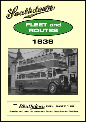 Southdown Fleet and Routes 1939