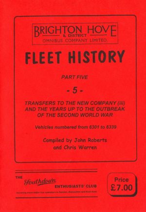 Brighton Hove & District Fleet History part 5 front cover