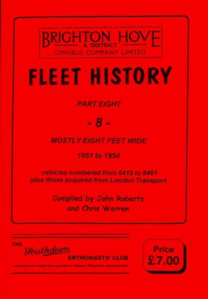 Brighton Hove & District Fleet History part 8 front cover