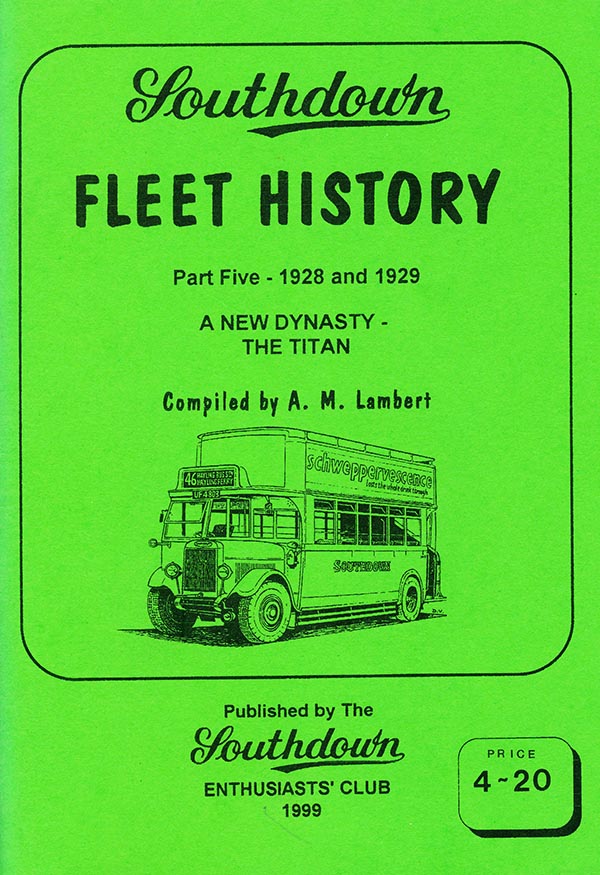 Southdown Fleet History part 5 front cover