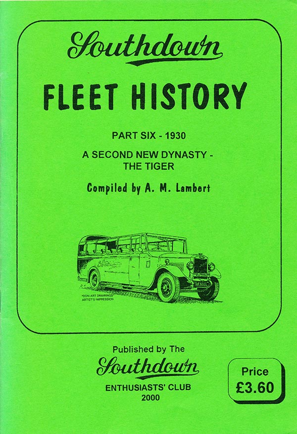 Southdown Fleet History part 6 front cover