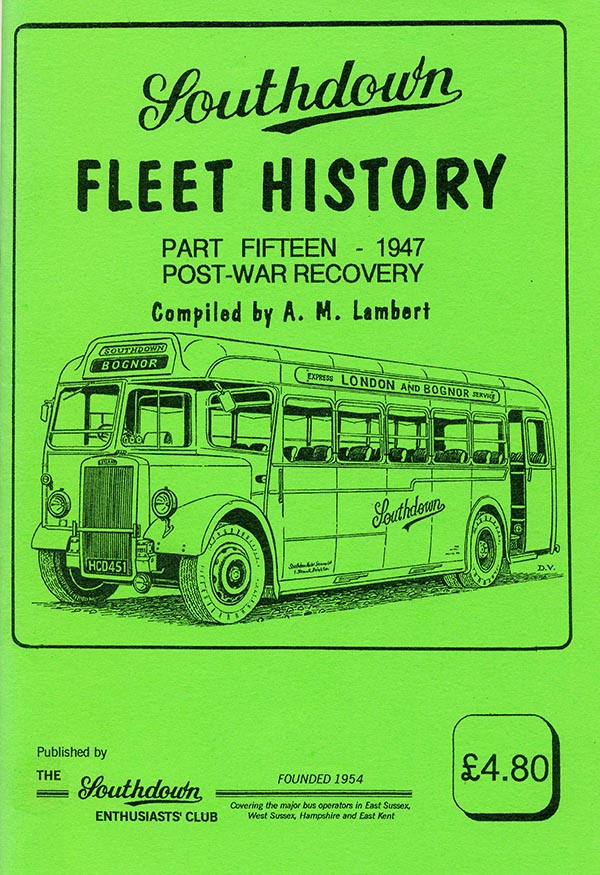 Southdown Fleet History part 15 front cover