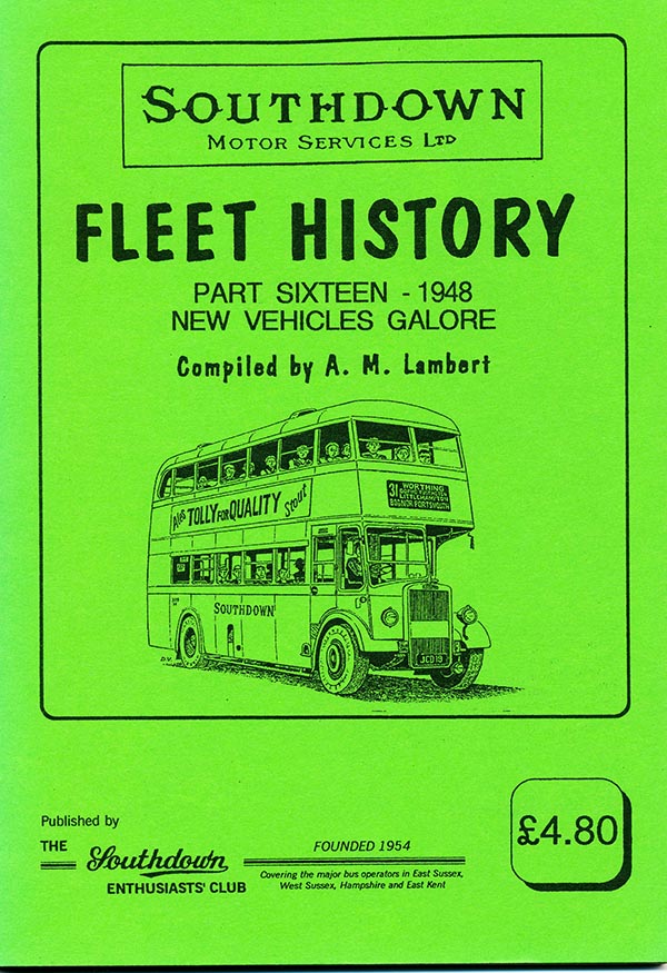 Southdown Fleet History part 16 front cover