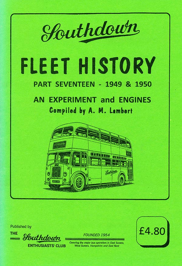 Southdown Fleet History part 17 front cover