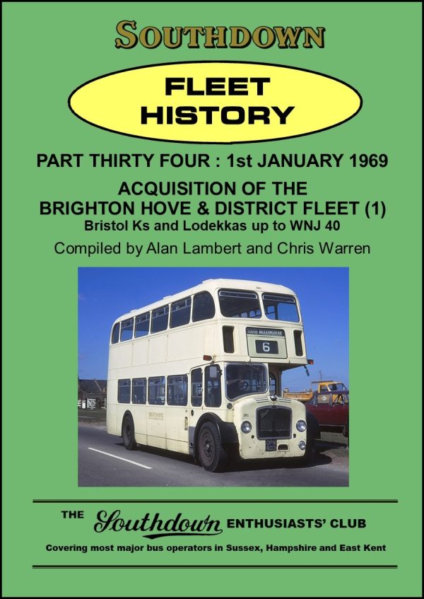 Southdown Fleet History 34 page 1 front cover.