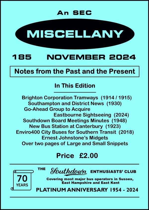 Miscellany 185 front cover